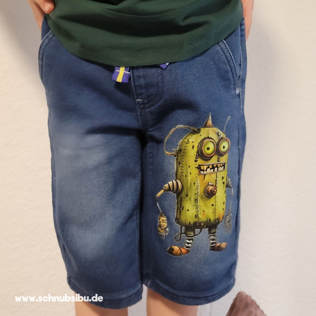 Bügelbild Steampunk Robot